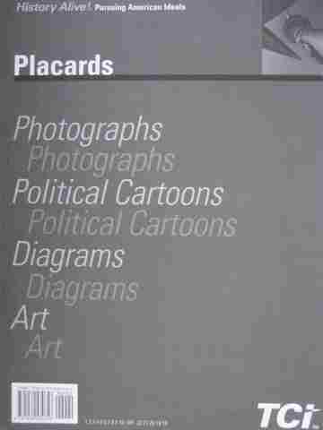 (image for) History Alive! Pursuing American Ideals Placards (Card)(Pk)
