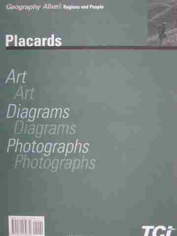 (image for) Geography Alive! Regions & People Placards (Pk) by Bower,