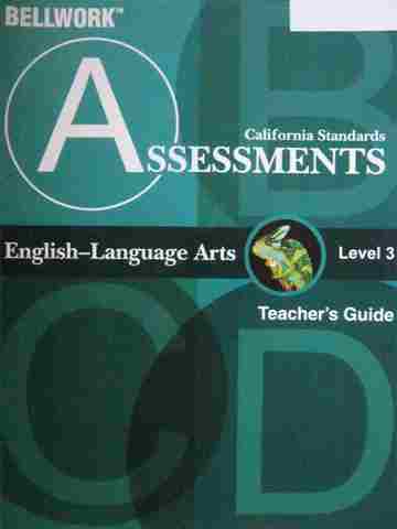 (image for) California Standards Assessments English-Language 3 TG (Spiral)