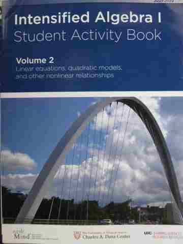 Intensified Algebra 1 Student Activity Book Volume 2 (P) (image for) Intensified Algebra 1 Student Activity Book Volume 2 (P)