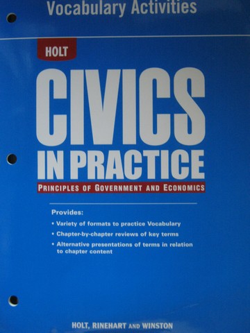 (image for) Civics in Practice Vocabulary Activities (P)