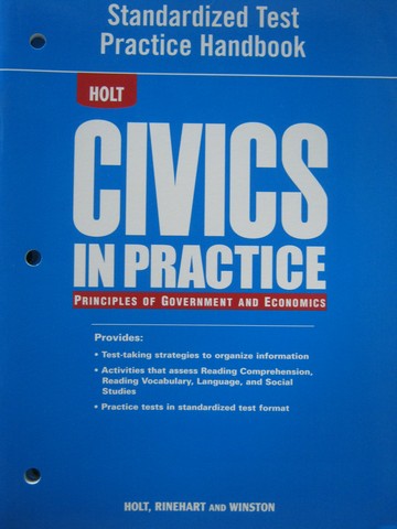 (image for) Civics in Practice Standardized Test Practice Handbook (P)