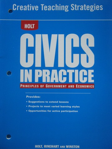 (image for) Civics in Practice Creative Teaching Strategies (P)
