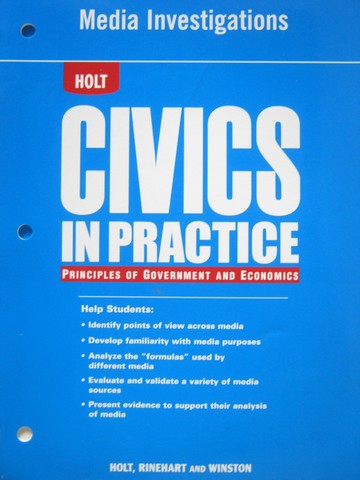 (image for) Civics in Practice Media Investigations (P) - Click Image to Close