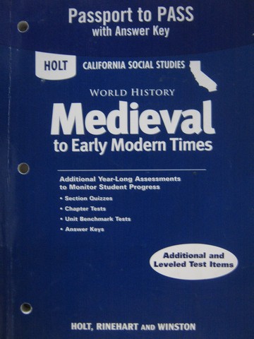 (image for) Medieval to Early Modern Times Passport to PASS with Answers (P)