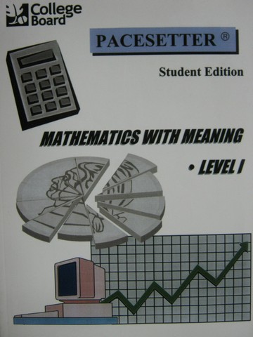(image for) Pacesetter Mathematics with Meaning Level 1 Student Edition (P)