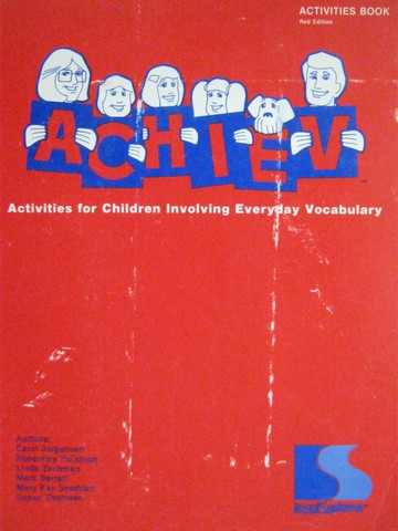 ACHIEV Red Edition Activities Book (Spiral) by Jorgensen,