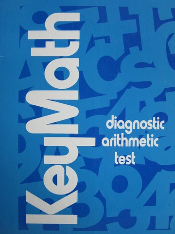 (image for) Keymath Diagnostic Arithmetic Test Easel Kit (Spiral/Binder)