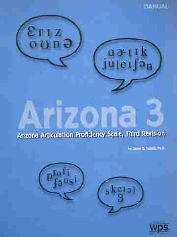 (image for) Arizona 3 3rd Revision Manual (P) by Janet B Fudala