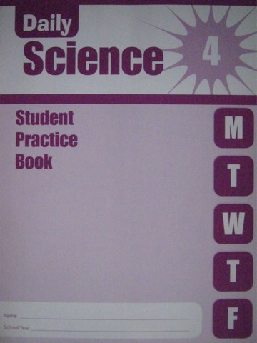 (image for) Daily Science Grade 4 Student Practice Book (P)