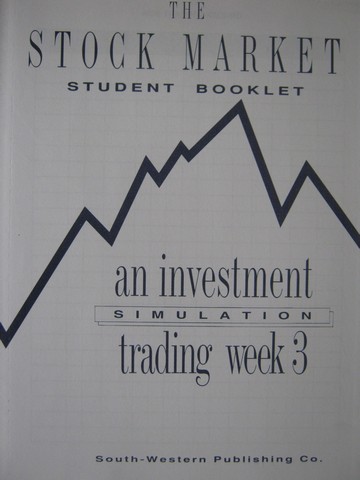 (image for) Stock Market Trading Week 3 Student Booklet (P)