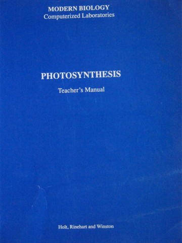 (image for) Modern Biology Computerized Laboratories Photosynthesis TM (P)