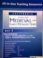 (image for) Medieval & Early Modern Times Unit 1 All-in-One TR (CA)(TE)(P)