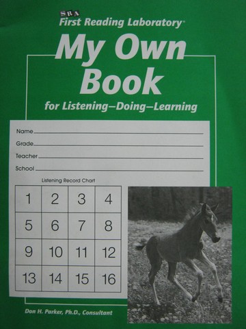 (image for) SRA First Reading Laboratory My Own Book (P) by Don H. Parker