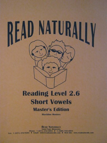 (image for) Read Naturally ME Reading Level 2.6 Short Vowels BLM (P)