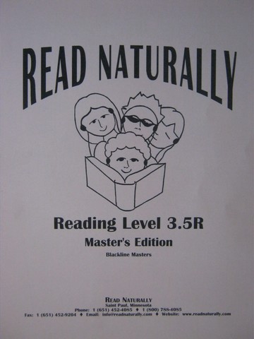 (image for) Read Naturally ME Reading Level 3.5R BLM (P) by Ihnot & Kilkelly