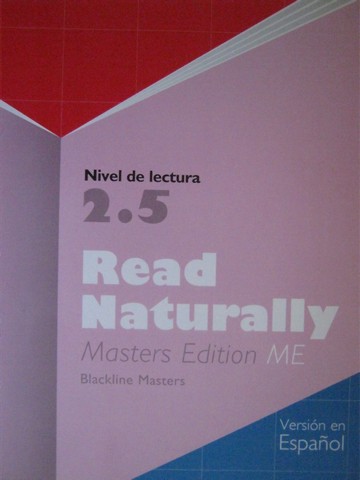 (image for) Read Naturally ME Nivel de lectura 2.5 BLM Spanish (P)