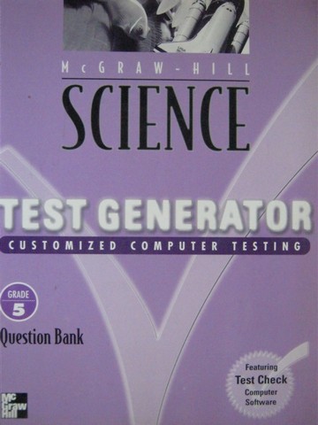 (image for) McGraw-Hill Science 5 Test Generator Question Bank (P)
