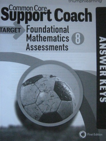 (image for) Target Foundational Mathematics 8 Assessments Answer Keys (P)
