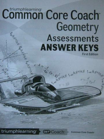 (image for) Common Core Coach Geometry Assessments Answer Keys (P)