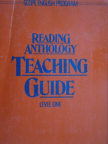 (image for) Scope English Reading Anthology 1 TG (TE)(P) by Goldish,