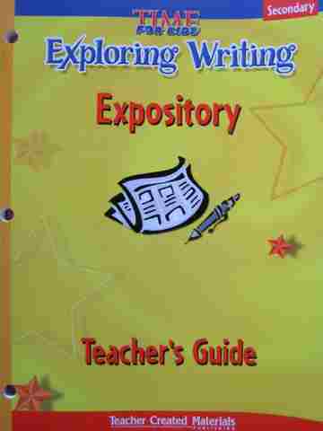 (image for) Time for Kids Secondary Exploring Writing Expository TG (TE)(P)