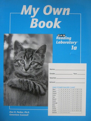 (image for) SRA Reading Laboratory 1a My Own Book (P) by Parker & Scannell