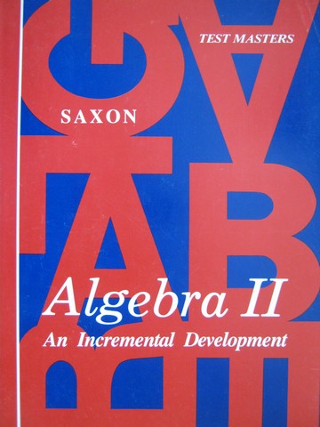 (image for) Saxon Algebra 2 Test Masters (P) by John Saxon