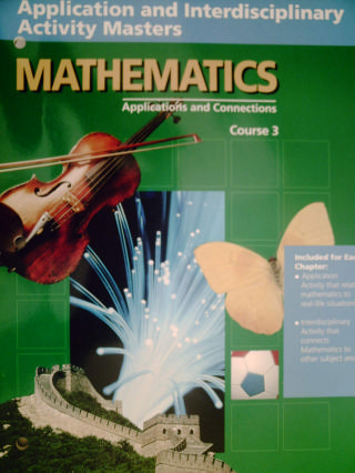 (image for) Mathematics Applications & Connections 3 Application (P)