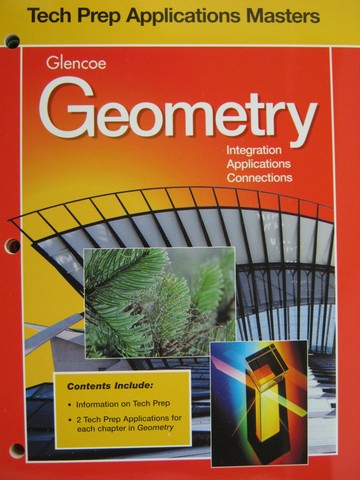 (image for) Glencoe Geometry Tech Prep Applications Masters (P)