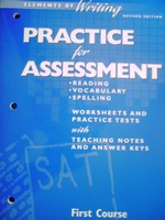 (image for) Elements of Writing 1st Course Revised Practice for Assess (P)