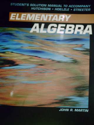 (image for) Elementary Algebra Student Solution Manual (P) by Martin