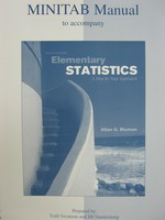 (image for) Elementary Statistics 6th Edition Minitab Manual (Spiral)