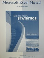 (image for) Elementary Statistics 6e Microsoft Excel Manual (Spiral)