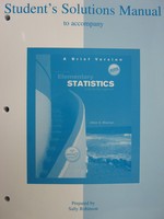 (image for) Elementary Statistics 4e Brief Version Student's Solutions (P)