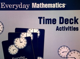 (image for) Everyday Mathematics Time Deck Activities (Spiral)