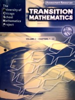 (image for) UCSMP Transition Mathematics Volume 2 Assessment (CA)(P)