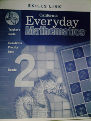 (image for) California Everyday Mathematics 2 Skills Link TG (CA)(TE)(P)