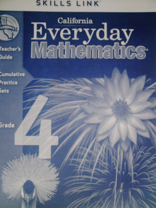 (image for) California Everyday Mathematics 4 Skills Link TG (CA)(TE)(P)