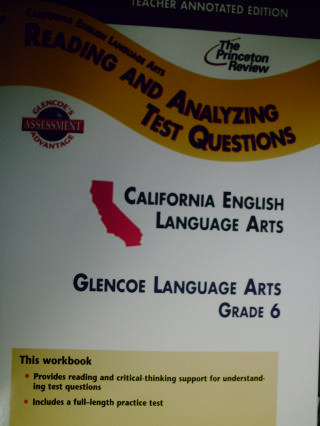 (image for) Reading & Analyzing Test Questions Grade 6 TAE (CA)(TE)(P)