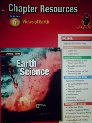 (image for) Glencoe Earth Science Chapter Resources 6 Views of Earth (P)