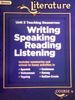 (image for) Glencoe Literature Course 4 Unit 5 Teaching Resources (TE)(P)