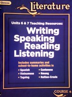 (image for) Glencoe Literature Course 4 Units 6&7 Teaching Resources (TE)(P)