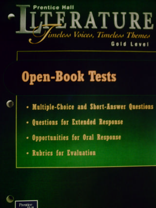 (image for) Literature Gold Level Open-Book Tests (P)