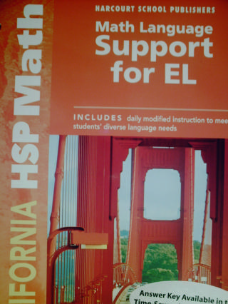 (image for) California HSP Math 4 Math Language Support for EL (CA)(P)