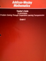 (image for) Addison-Wesley Mathematics 6 Problem Solving Through (TE)(P)