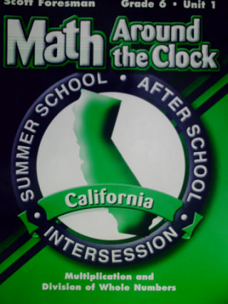 (image for) Math Around the Clock 6-1 Multiplication & Division of (CA)(P)