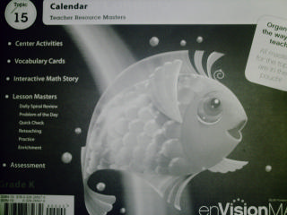(image for) enVision Math California K Topic 15 TRM (CA)(TE)(P)