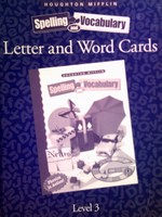 (image for) Spelling & Vocabulary 3 Letter & Word Cards (P)