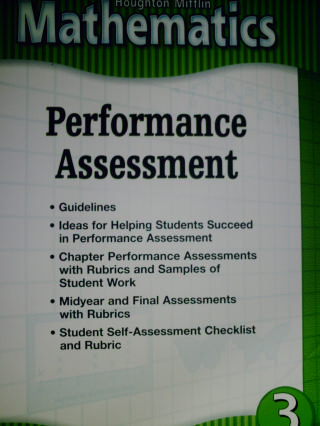 (image for) Mathematics 3 Performance Assessments (P)